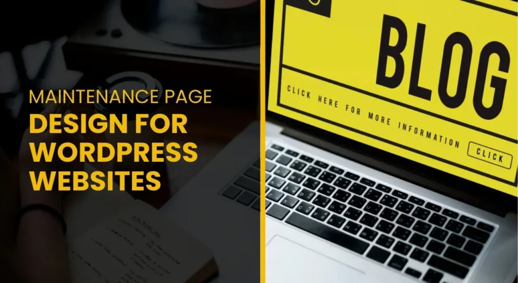 Maintenance Page Design For WordPress Websites